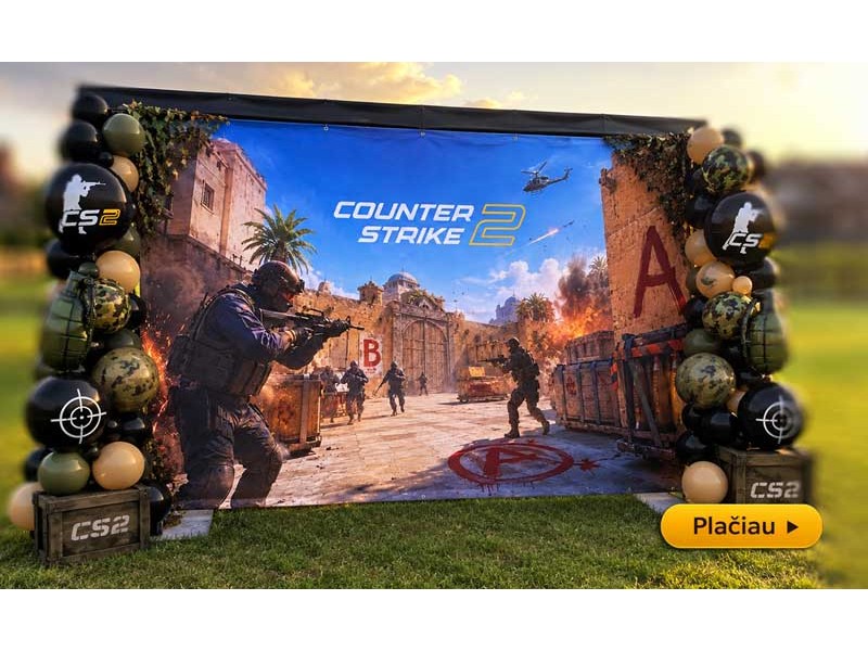Counter strike foto sienos nuoma